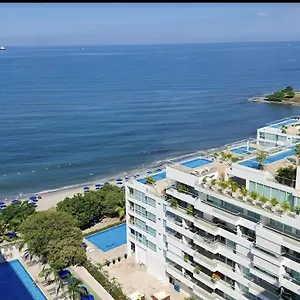 Vista Al Mar Y La Sierra En Playa Dormida Dos Apartamento Santa Marta (Magdalena)
